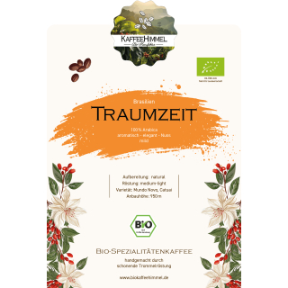 "Traumzeit" Brasilien Bio 100g mittelfein (Filter)